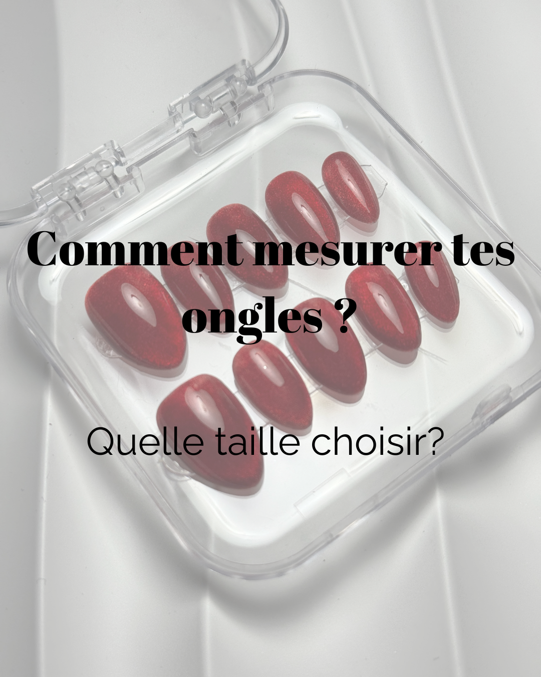 Comment choisir tes tailles ?
